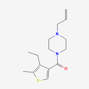 1-allyl-4-[(4-ethyl-5-methyl-3-thienyl)carbonyl]piperazine