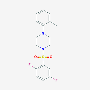 1-(2,5-DIFLUOROBENZENESULFONYL)-4-(2-METHYLPHENYL)PIPERAZINE