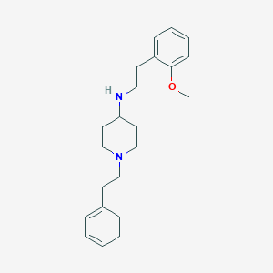 molecular formula C22H30N2O B5400541 N-[2-(2-methoxyphenyl)ethyl]-1-(2-phenylethyl)-4-piperidinamine 