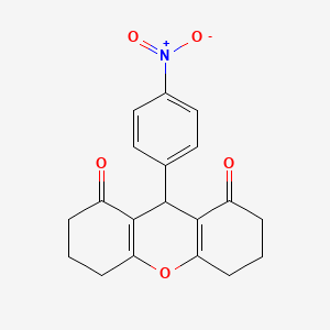 9-(4-nitrophenyl)-3,4,5,6,7,9-hexahydro-1H-xanthene-1,8(2H)-dione