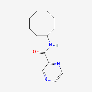 molecular formula C13H19N3O B5400719 N-cyclooctyl-2-pyrazinecarboxamide 