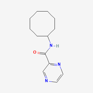 molecular formula C13H19N3O B5400719 N-cyclooctylpyrazine-2-carboxamide 