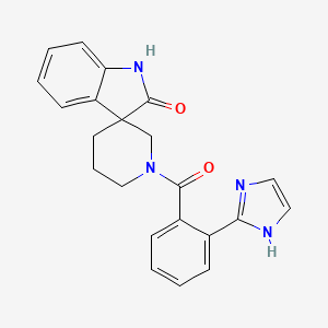 1'-[2-(1H-imidazol-2-yl)benzoyl]spiro[indole-3,3'-piperidin]-2(1H)-one