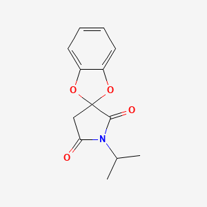 1'-isopropyl-2'H,5'H-spiro[1,3-benzodioxole-2,3'-pyrrolidine]-2',5'-dione