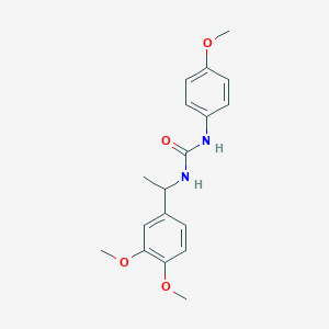 N-[1-(3,4-dimethoxyphenyl)ethyl]-N'-(4-methoxyphenyl)urea