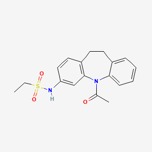 N-(5-acetyl-10,11-dihydro-5H-dibenzo[b,f]azepin-3-yl)ethanesulfonamide