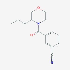 3-[(3-propylmorpholin-4-yl)carbonyl]benzonitrile
