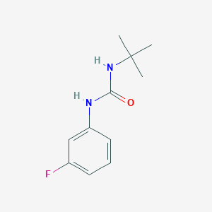 molecular formula C11H15FN2O B5401213 N-(tert-butyl)-N'-(3-fluorophenyl)urea 