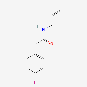 molecular formula C11H12FNO B5401221 N-allyl-2-(4-fluorophenyl)acetamide 