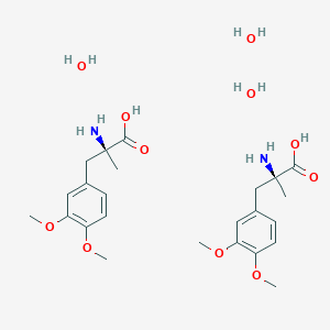 molecular formula C12H18ClNO4 B054013 3,4-Dimethoxy-α-Methylphenylalanin CAS No. 115217-60-2