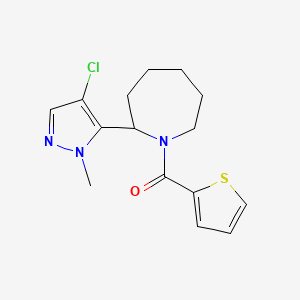 2-(4-chloro-1-methyl-1H-pyrazol-5-yl)-1-(2-thienylcarbonyl)azepane