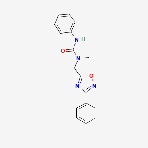 N-methyl-N-{[3-(4-methylphenyl)-1,2,4-oxadiazol-5-yl]methyl}-N'-phenylurea