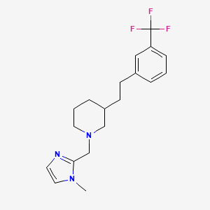 1-[(1-methyl-1H-imidazol-2-yl)methyl]-3-{2-[3-(trifluoromethyl)phenyl]ethyl}piperidine