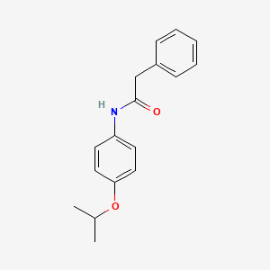 molecular formula C17H19NO2 B5401437 N-(4-isopropoxyphenyl)-2-phenylacetamide 