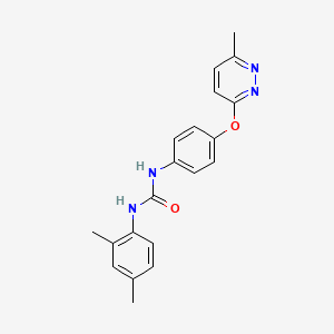 N-(2,4-dimethylphenyl)-N'-{4-[(6-methyl-3-pyridazinyl)oxy]phenyl}urea