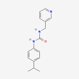 molecular formula C16H19N3O B5401552 N-(4-isopropylphenyl)-N'-(3-pyridinylmethyl)urea 