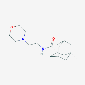 molecular formula C19H32N2O2 B5401660 3,5-dimethyl-N-[2-(4-morpholinyl)ethyl]-1-adamantanecarboxamide 