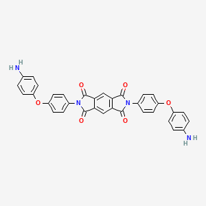 molecular formula C34H22N4O6 B5401705 2,6-bis[4-(4-aminophenoxy)phenyl]pyrrolo[3,4-f]isoindole-1,3,5,7(2H,6H)-tetrone 