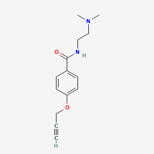 molecular formula C14H18N2O2 B5402004 N-[2-(dimethylamino)ethyl]-4-(2-propyn-1-yloxy)benzamide 