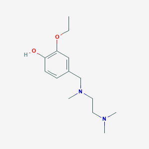 molecular formula C14H24N2O2 B5402027 4-{[[2-(dimethylamino)ethyl](methyl)amino]methyl}-2-ethoxyphenol 