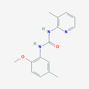 molecular formula C15H17N3O2 B5402142 N-(2-methoxy-5-methylphenyl)-N'-(3-methyl-2-pyridinyl)urea 