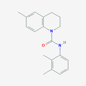 molecular formula C19H22N2O B5402292 N-(2,3-dimethylphenyl)-6-methyl-3,4-dihydro-1(2H)-quinolinecarboxamide 