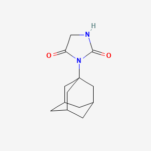 molecular formula C13H18N2O2 B5402480 3-(1-adamantyl)-2,4-imidazolidinedione 