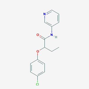 molecular formula C15H15ClN2O2 B5402641 2-(4-chlorophenoxy)-N-3-pyridinylbutanamide 
