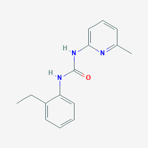 molecular formula C15H17N3O B5402698 N-(2-ethylphenyl)-N'-(6-methyl-2-pyridinyl)urea 
