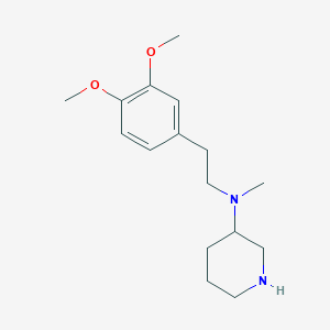 molecular formula C16H26N2O2 B5402853 N-[2-(3,4-dimethoxyphenyl)ethyl]-N-methyl-3-piperidinamine 