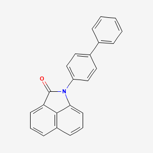 molecular formula C23H15NO B5403100 1-(4-biphenylyl)benzo[cd]indol-2(1H)-one 