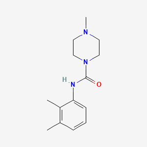 molecular formula C14H21N3O B5403128 N-(2,3-dimethylphenyl)-4-methyl-1-piperazinecarboxamide 