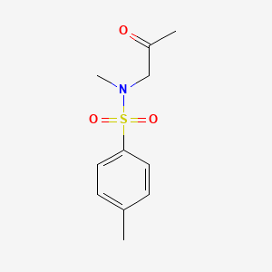 molecular formula C11H15NO3S B5403382 N,4-dimethyl-N-(2-oxopropyl)benzenesulfonamide 