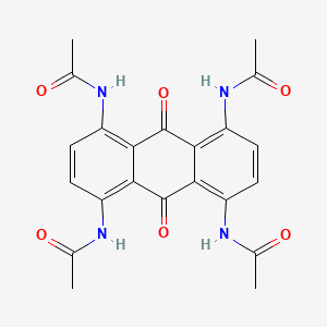 N,N',N'',N'''-(9,10-dioxo-9,10-dihydroanthracene-1,4,5,8-tetrayl)tetraacetamide