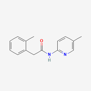 molecular formula C15H16N2O B5403577 2-(2-methylphenyl)-N-(5-methyl-2-pyridinyl)acetamide 