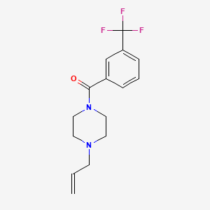 molecular formula C15H17F3N2O B5403870 1-allyl-4-[3-(trifluoromethyl)benzoyl]piperazine 