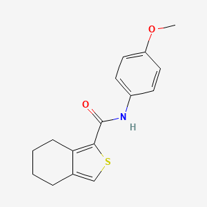 molecular formula C16H17NO2S B5404277 N-(4-methoxyphenyl)-4,5,6,7-tetrahydro-2-benzothiophene-1-carboxamide 
