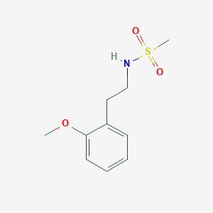 molecular formula C10H15NO3S B5404520 N-[2-(2-methoxyphenyl)ethyl]methanesulfonamide 