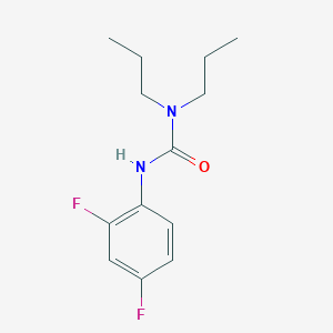 molecular formula C13H18F2N2O B5404748 N'-(2,4-difluorophenyl)-N,N-dipropylurea 