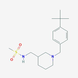 N-{[1-(4-tert-butylbenzyl)piperidin-3-yl]methyl}methanesulfonamide