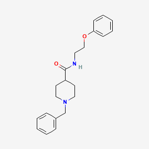 1-benzyl-N-(2-phenoxyethyl)-4-piperidinecarboxamide