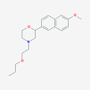 2-(6-methoxy-2-naphthyl)-4-(2-propoxyethyl)morpholine