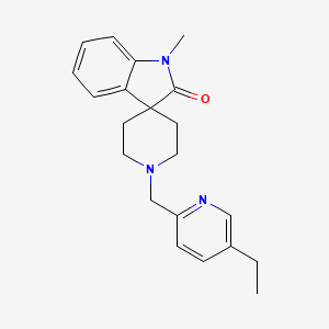 1'-[(5-ethylpyridin-2-yl)methyl]-1-methylspiro[indole-3,4'-piperidin]-2(1H)-one