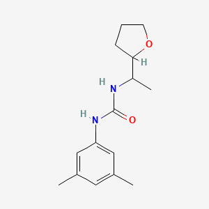 1-(3,5-Dimethylphenyl)-3-[1-(tetrahydrofuran-2-yl)ethyl]urea