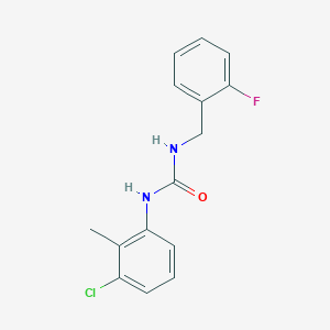 N-(3-chloro-2-methylphenyl)-N'-(2-fluorobenzyl)urea