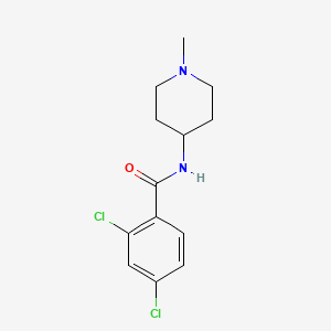 2,4-dichloro-N-(1-methylpiperidin-4-yl)benzamide