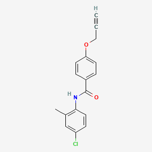 N-(4-chloro-2-methylphenyl)-4-(2-propyn-1-yloxy)benzamide