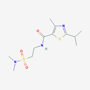 N-{2-[(dimethylamino)sulfonyl]ethyl}-2-isopropyl-4-methyl-1,3-thiazole-5-carboxamide