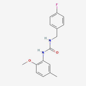 N-(4-fluorobenzyl)-N'-(2-methoxy-5-methylphenyl)urea