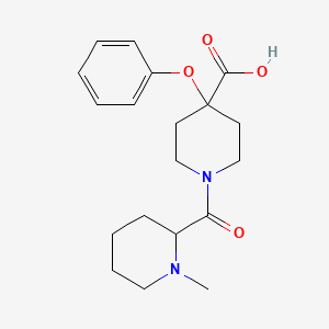 1-[(1-methylpiperidin-2-yl)carbonyl]-4-phenoxypiperidine-4-carboxylic acid